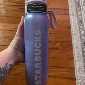 Starbucks Lavender Bottle with magnetic 🐻 Cap 24oz